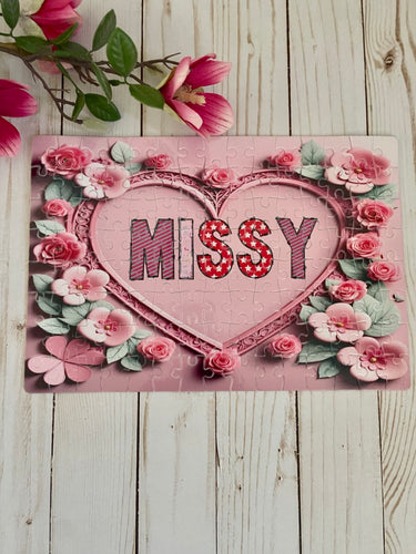 Valentine Personalized Puzzles (120 Pieces)