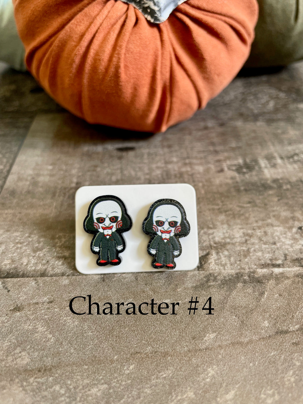 Killer Horror Character Post Stud Earrings