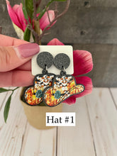 Load image into Gallery viewer, Hat Earrings